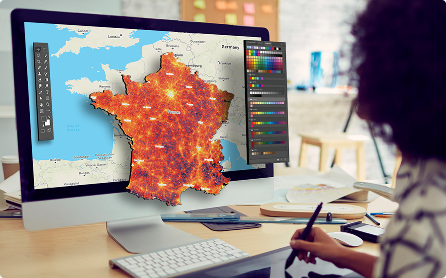 data disponible sur toute la France métropolitaine large